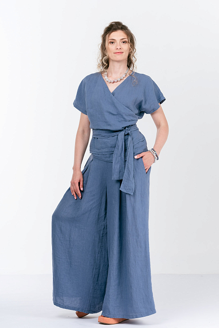 Рубашка женская лён DEJA FASHION 1066