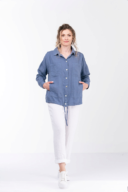 Жакет женский лен DEJA FASHION 5189