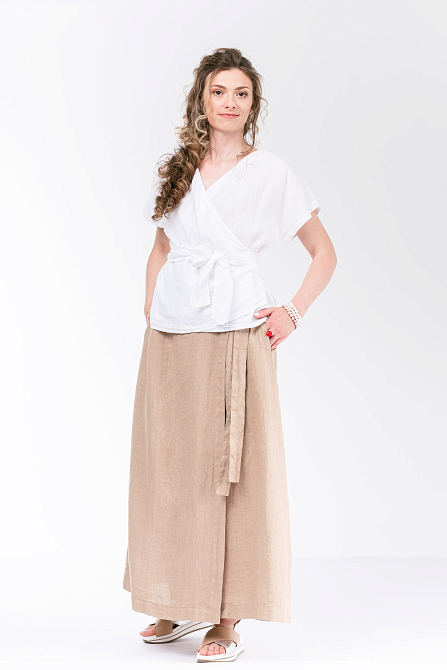 Юбка женская лён DEJA FASHION 1338
