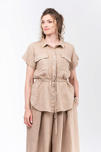 Рубашка женская лён DEJA FASHION 1061