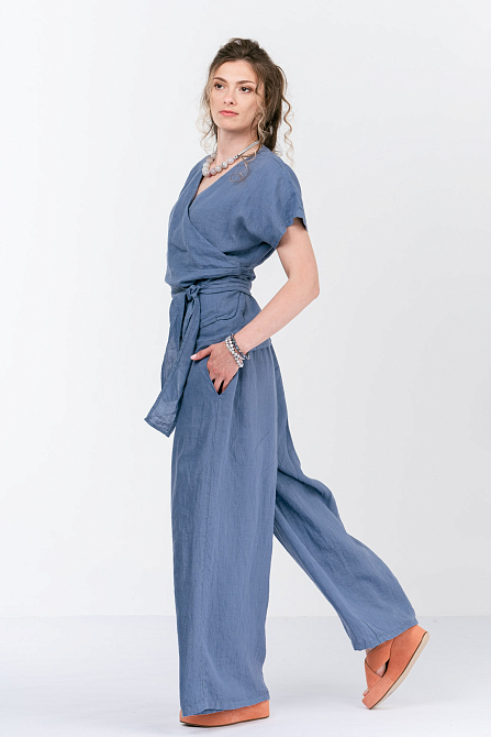 Рубашка женская лён DEJA FASHION 1066