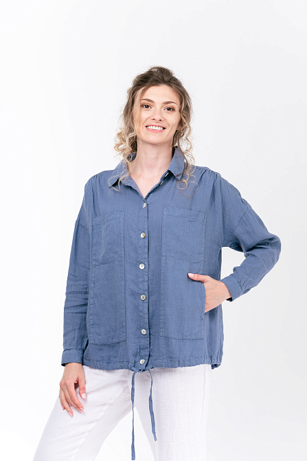Жакет женский лен DEJA FASHION 5189