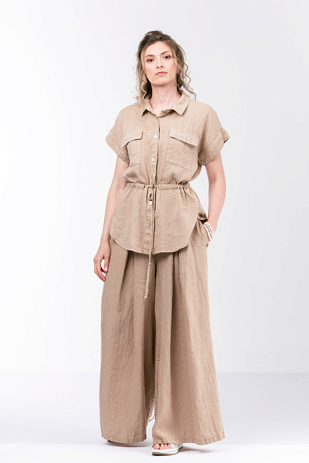 Рубашка женская лён DEJA FASHION 1061