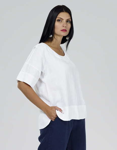 Топ женский лён DEJA FASHION 403