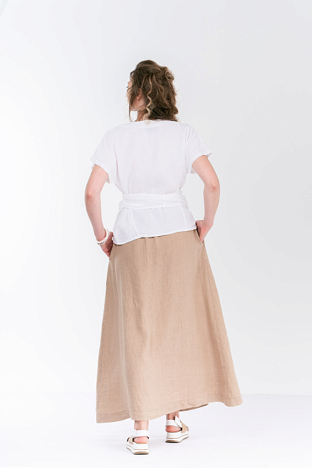 Юбка женская лён DEJA FASHION 1338
