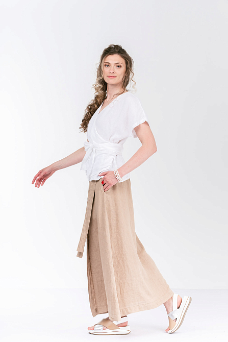Юбка женская лён DEJA FASHION 1338