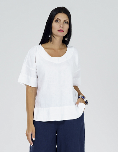 Топ женский лён DEJA FASHION 403